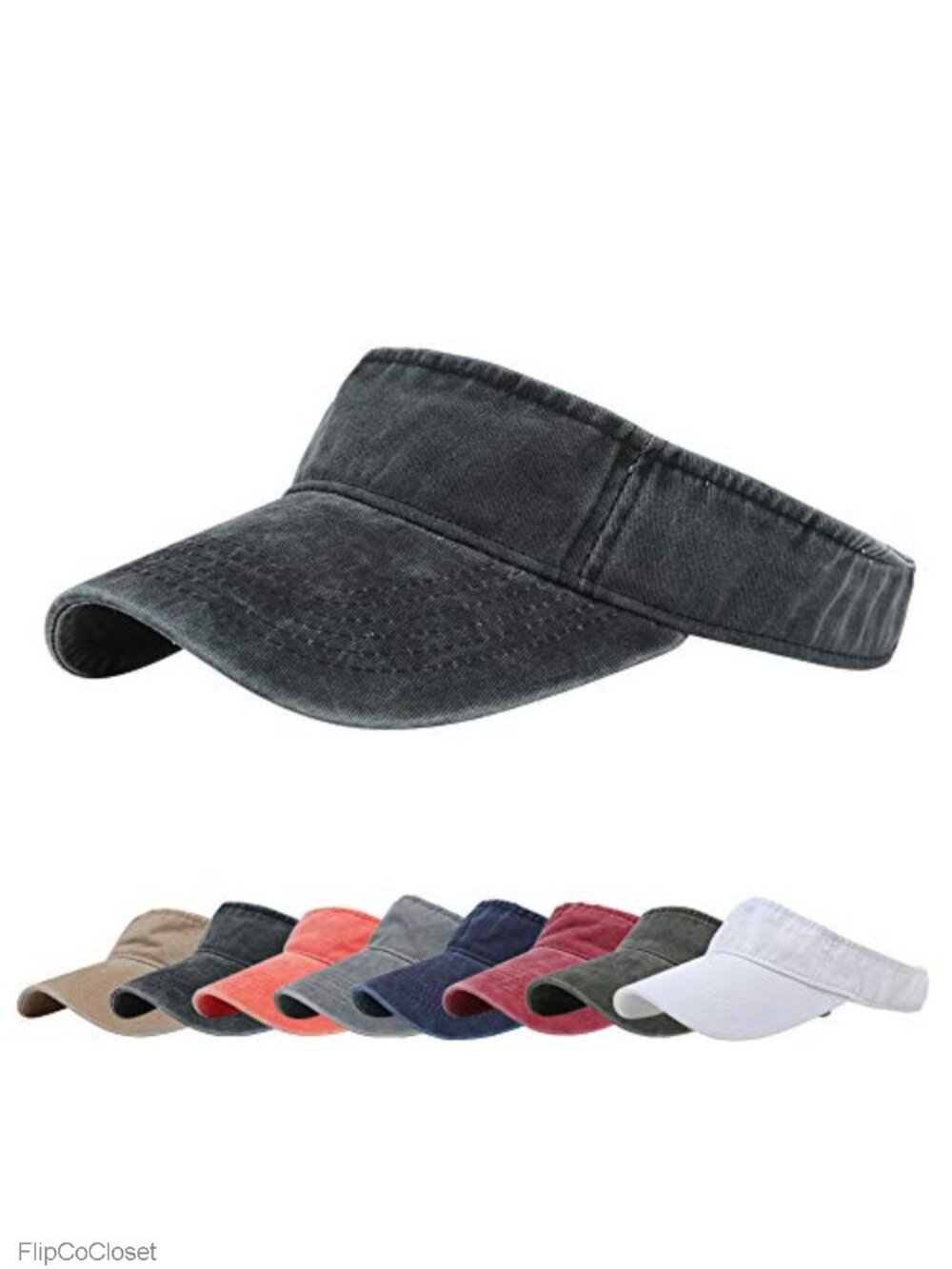 Sport Sun Visor Hat Cotton Adjustable Baseball Cap for Men Women Running Hiking